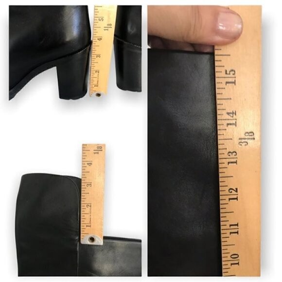 Walter Steiger boots black over the knee /knee high boots, size 39.5 EU - Picture 12 of 13